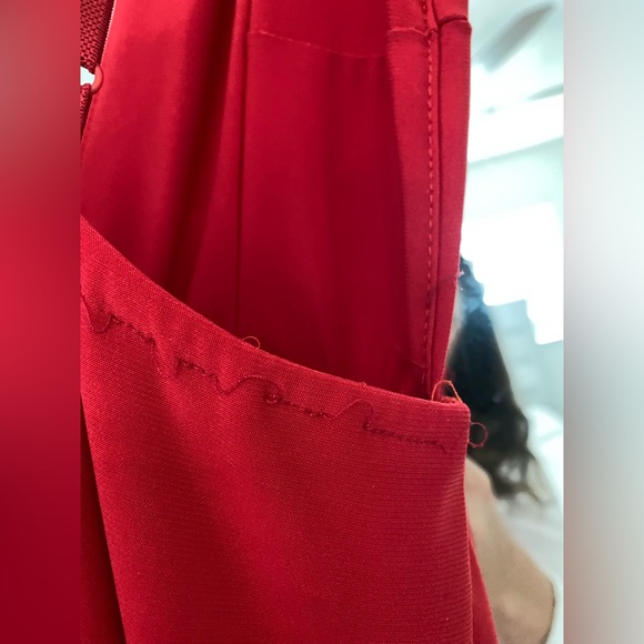 Red dress. Mid length dress in great conditions, wore only once. - Picture 5 of 6